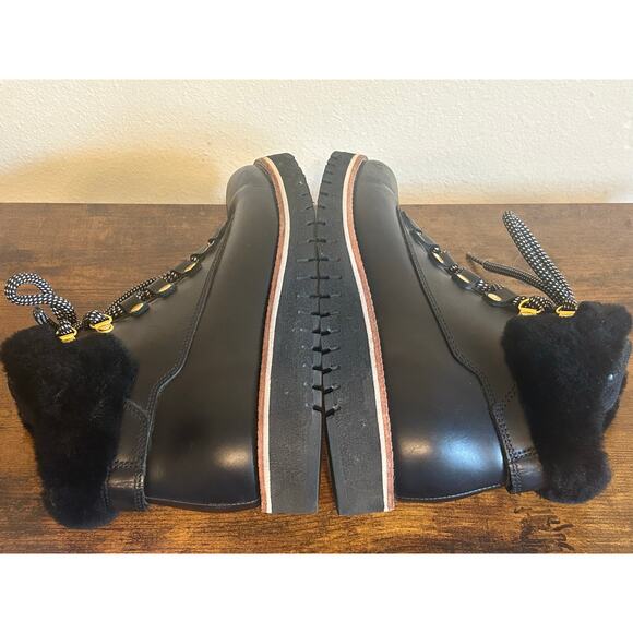 Cole Haan Zerogrand Explore WaterProof  Hiker Boots WMNS Size 6.5 Black - Picture 9 of 10